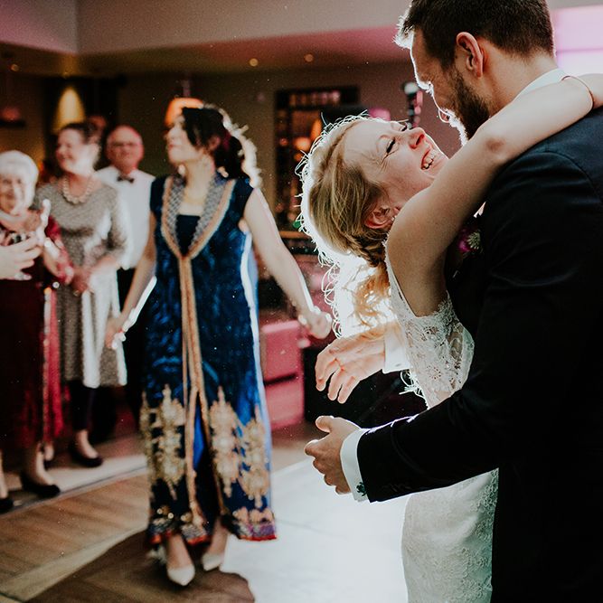 Intimate Winter Wedding At The Haymarket Hotel London With Bride In Caroline Castigliano
