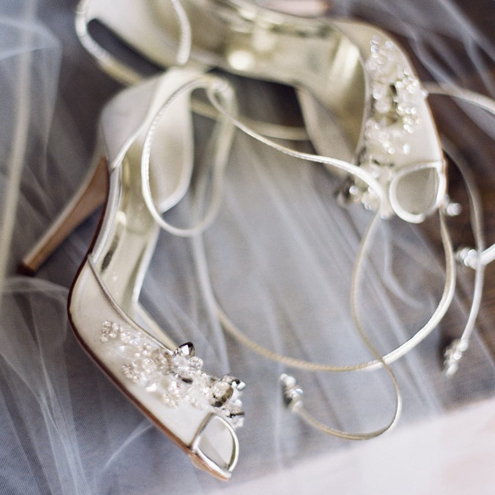 Elegant Ivory Wedding Shoes // Image By Taylor And Porter