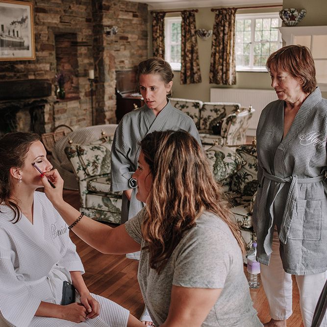 Wedding Morning Bridal Preparations | White and Silver English Country Garden At Home Marquee Wedding | Jason Mark Harris Photography