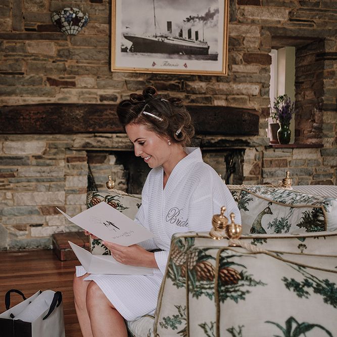 Wedding Morning Bridal Preparations | White and Silver English Country Garden At Home Marquee Wedding | Jason Mark Harris Photography