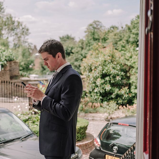 Getting Ready | White and Silver English Country Garden At Home Marquee Wedding | Jason Mark Harris Photography