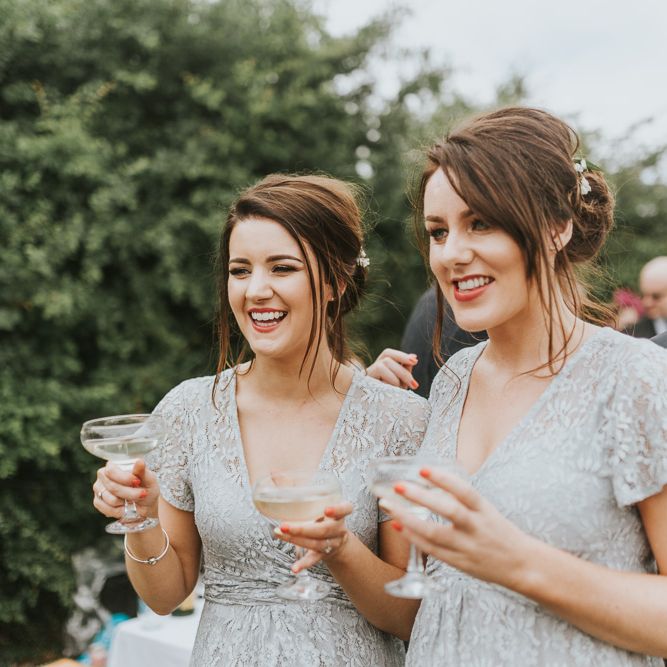 DIY Barn Wedding With Fairy Lights At The Great Barn Titchfield With Bride In Rolling In Roses Dress & Images From Joasis Photography