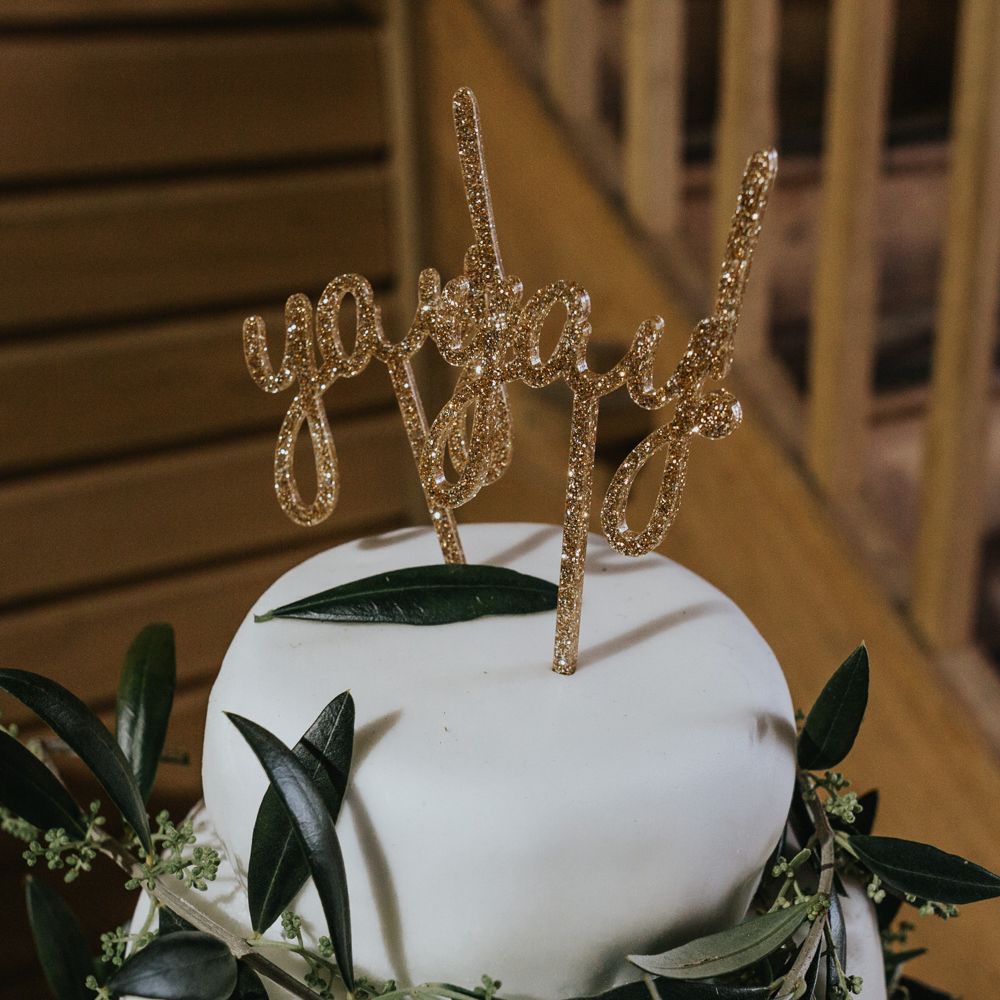 DIY Barn Wedding With Fairy Lights At The Great Barn Titchfield With Bride In Rolling In Roses Dress & Images From Joasis Photography