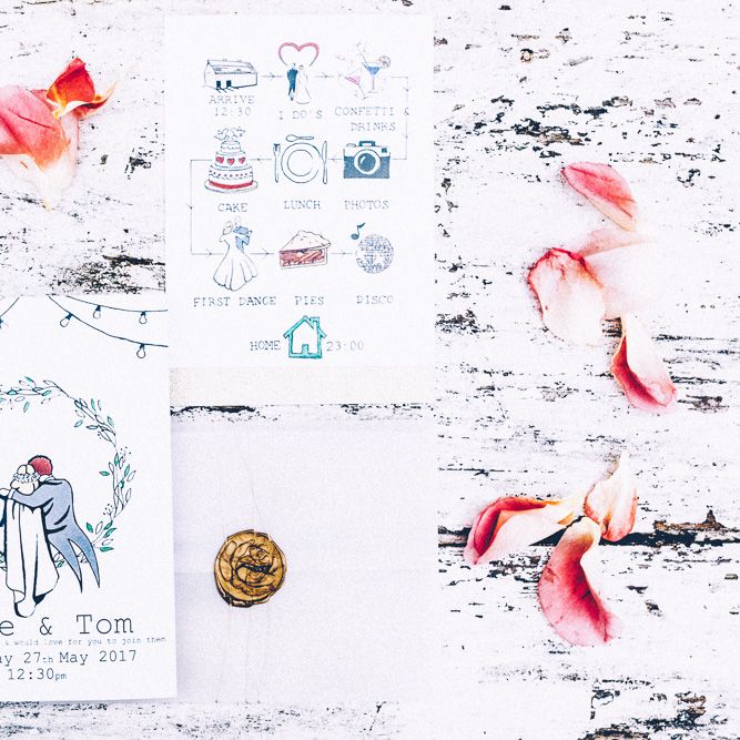 Illustrated Wedding Stationery