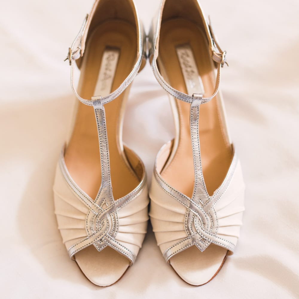 Rachel Simpson Ivory T Bar Matilda Wedding Shoes