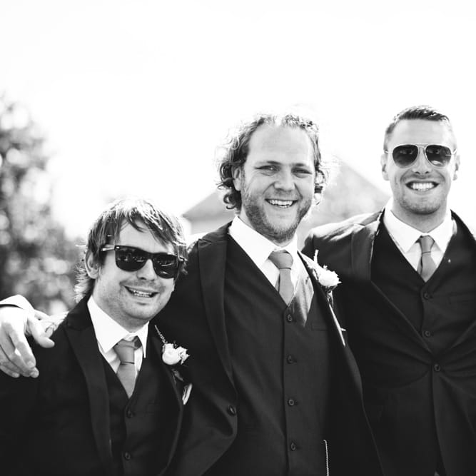 Groomsmen in ASOS Suits