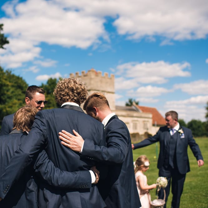 Groomsmen Hug