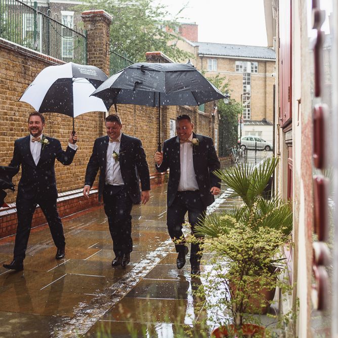 Wiltons Music Hall Wedding With Bride In Paloma Blanca And Bridesmaids In Sequinned Adrianna Papell Gowns Images By Jackson & Co Photography