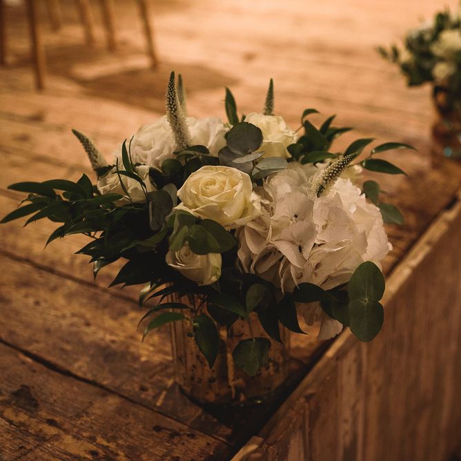 Wiltons Music Hall Wedding With Bride In Paloma Blanca And Bridesmaids In Sequinned Adrianna Papell Gowns Images By Jackson & Co Photography