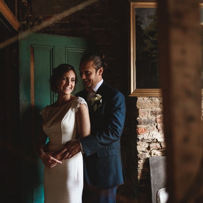 Wiltons Music Hall Wedding With Bride In Paloma Blanca And Bridesmaids In Sequinned Adrianna Papell Gowns Images By Jackson & Co Photography