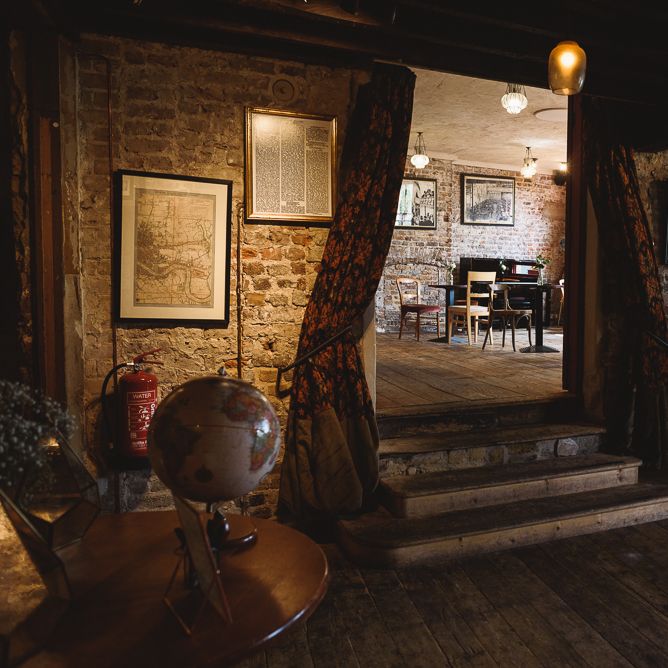 Wiltons Music Hall Wedding With Bride In Paloma Blanca And Bridesmaids In Sequinned Adrianna Papell Gowns Images By Jackson & Co Photography