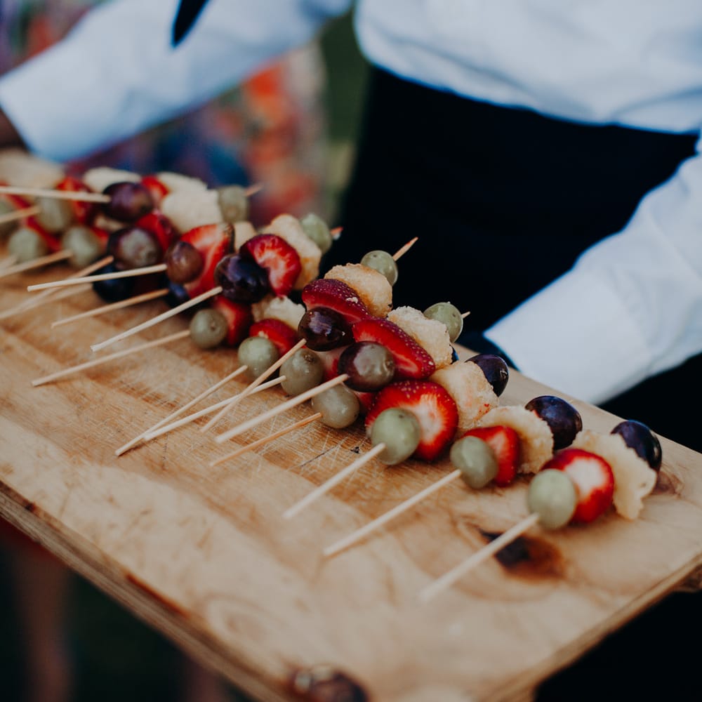 Wedding Catering | Stylish Outdoor Wedding at The Oaks Estate, Greyton, South Africa | Fiona Clair Photography | Ebert Steyn Films