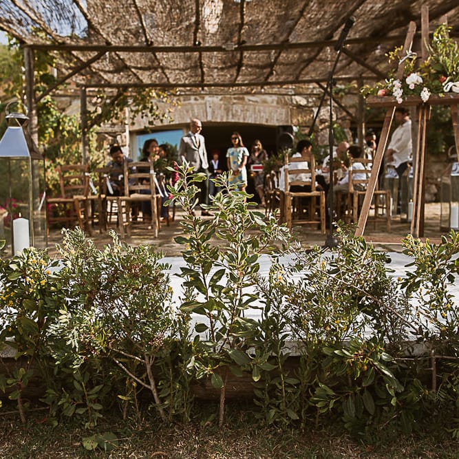 Intimate Tuscan Wedding at WP Relais, Castiglione D'orcia, Siena | Outdoor Reception with Fairy Light Decor | Bride in Gown from Cargie Threads | The Springles Photography