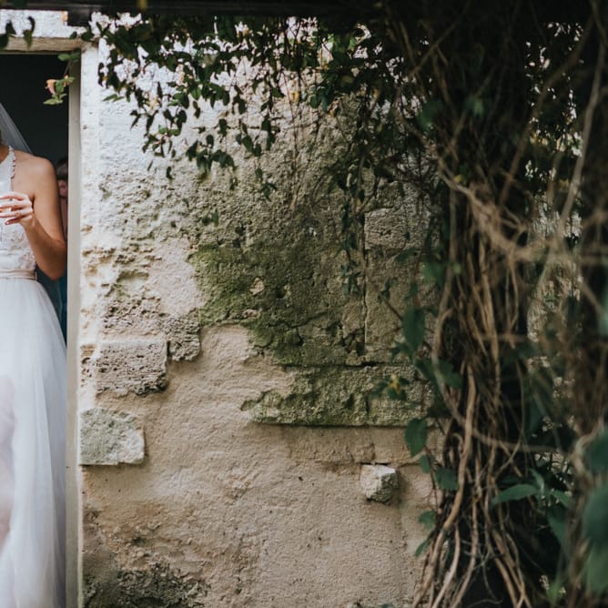 Bride & Flower Girl