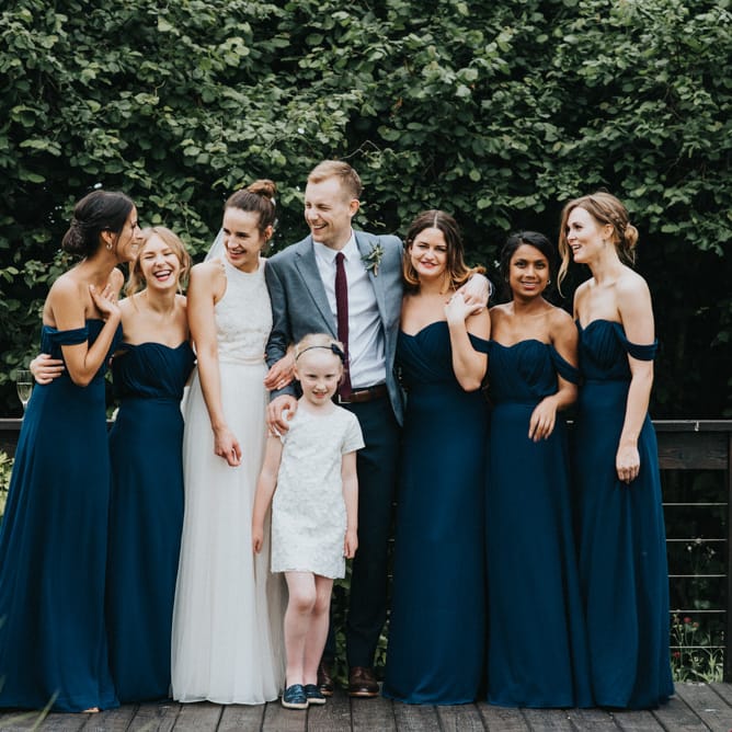 Navy Bridal Party
