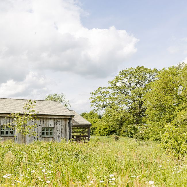 Rustic Soho Farmhouse Ceremony with PapaKata Sperry Tent Greenery filled Reception | Marianne Taylor Photography | Will Warr Films