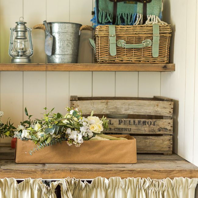 Rustic Soho Farmhouse Ceremony with PapaKata Sperry Tent Greenery filled Reception | Marianne Taylor Photography | Will Warr Films