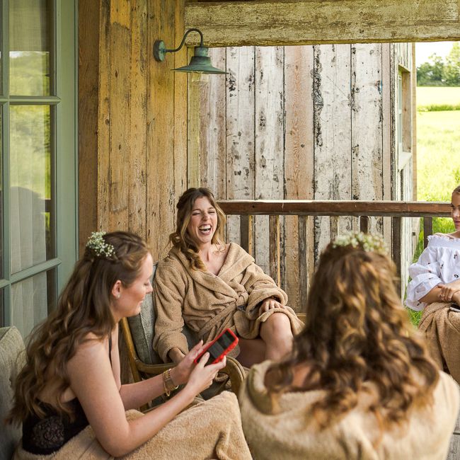 Rustic Soho Farmhouse Ceremony with PapaKata Sperry Tent Greenery filled Reception | Marianne Taylor Photography | Will Warr Films