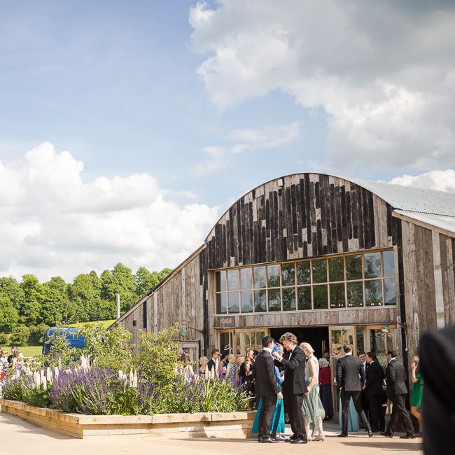 Rustic Soho Farmhouse Ceremony with PapaKata Sperry Tent Greenery filled Reception | Marianne Taylor Photography | Will Warr Films