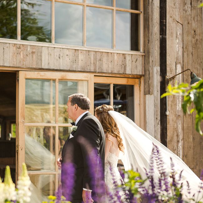 Bride in Mira Zwillinger Bridal Gown | Rustic Soho Farmhouse Ceremony with PapaKata Sperry Tent Greenery filled Reception | Marianne Taylor Photography | Will Warr Films