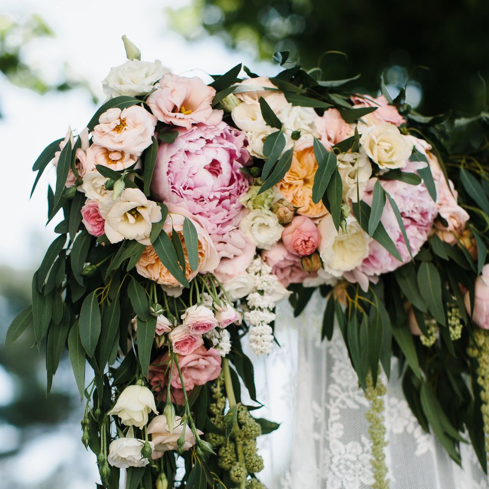 Blush Floral Arch