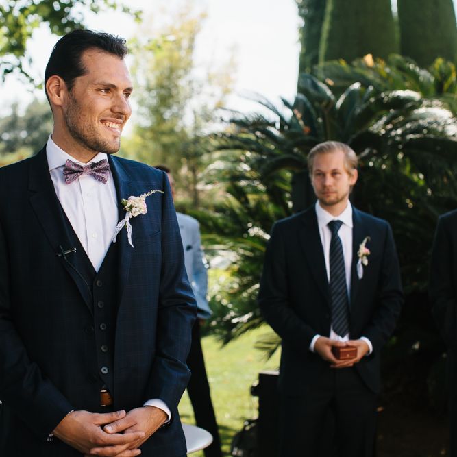 Groom Waiting at the Altar