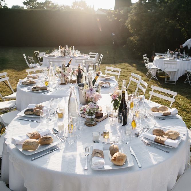 Outdoor Wedding Breakfast