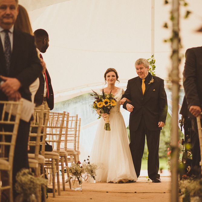 Sunflower Wedding Bouquet