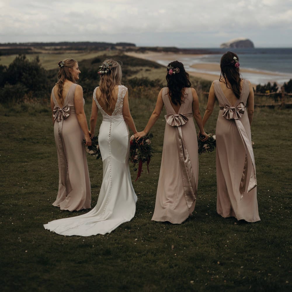 Outdoor Coastal Wedding at Ravensheugh Log Cabin in Scotland | Alpacas | MacGregor and MacDuff Kilts | Album Weddings Photography | Second Shooter Lovro Rozina