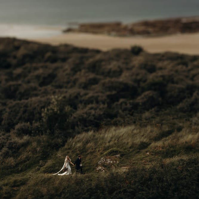 Outdoor Coastal Wedding at Ravensheugh Log Cabin in Scotland | Alpacas | MacGregor and MacDuff Kilts | Album Weddings Photography | Second Shooter Lovro Rozina