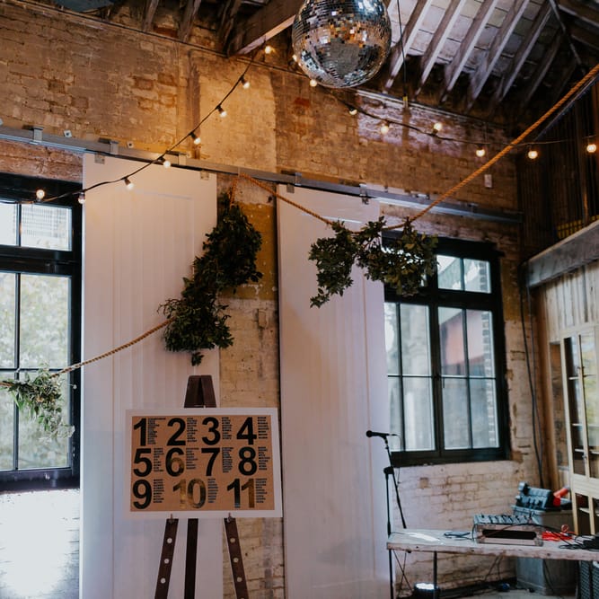 Relaxed Foodie Wedding At Brixton East Dita Rosted Events Worm London Floral Design // Image By Luis Calow Photography