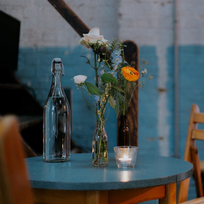 Relaxed Foodie Wedding At Brixton East Dita Rosted Events Worm London Floral Design // Image By Luis Calow Photography
