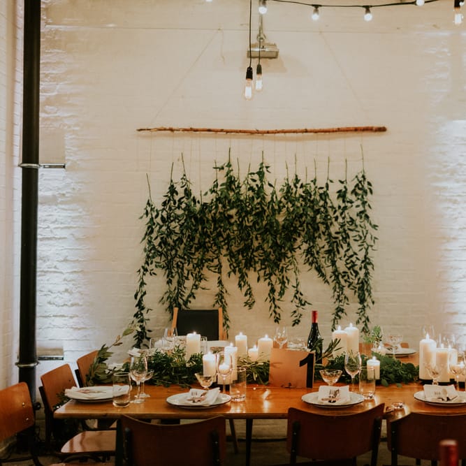 Relaxed Foodie Wedding At Brixton East Dita Rosted Events Worm London Floral Design // Image By Luis Calow Photography