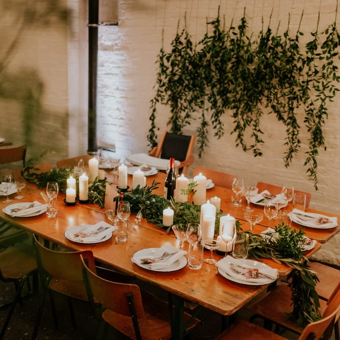 Relaxed Foodie Wedding At Brixton East Dita Rosted Events Worm London Floral Design // Image By Luis Calow Photography