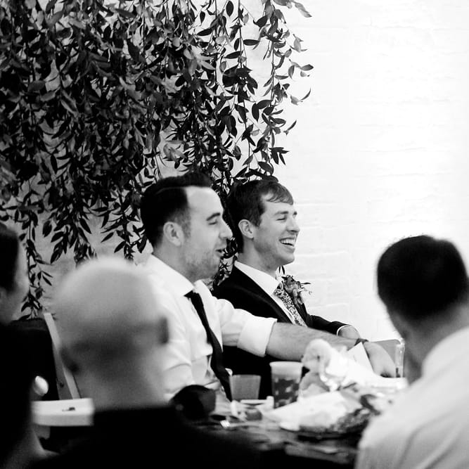 Bride Making A Speech At Wedding // Relaxed Foodie Wedding At Brixton East Dita Rosted Events Worm London Floral Design