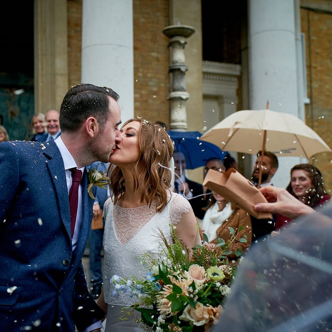 Wedding Ceremony At Asylum Chapel // Relaxed Foodie Wedding At Brixton East Dita Rosted Events Worm London Floral Design