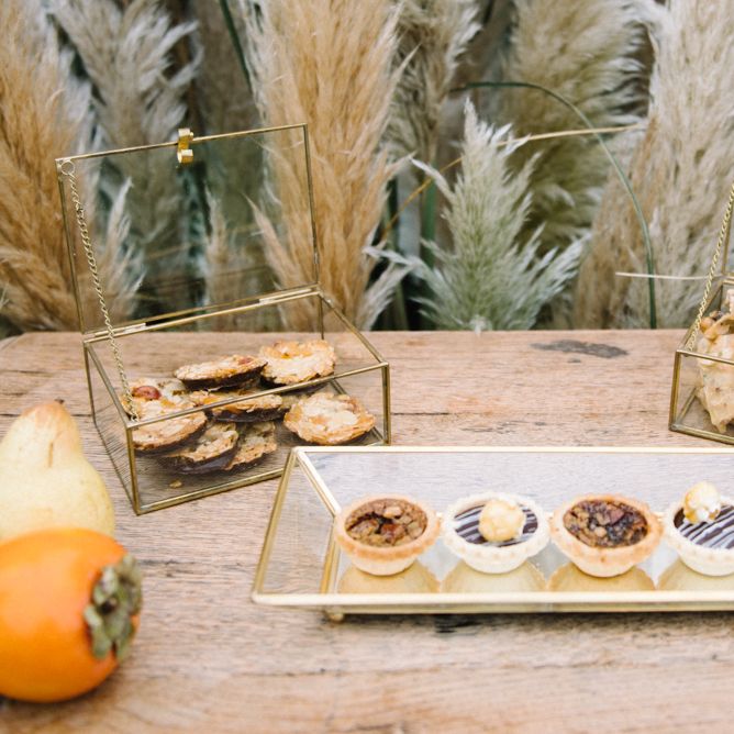 Autumnal Wedding Inspiration At The Coast With Pampas Grass Moon Gate & Drip Icing Cake With Images From Olivia Bossert Photography & Styling By The Artful Event Co