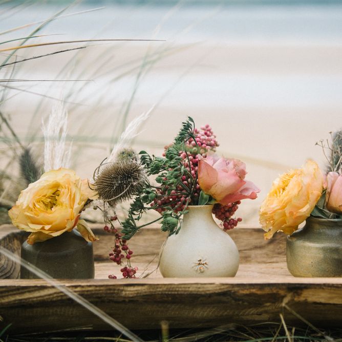 Outdoor Wedding Picnic At The Coast