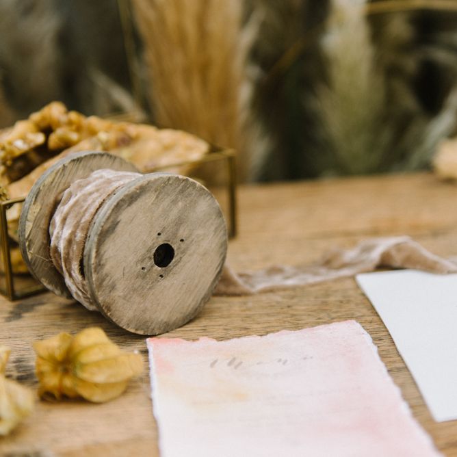 Autumnal Wedding Inspiration At The Coast With Pampas Grass Moon Gate & Drip Icing Cake With Images From Olivia Bossert Photography & Styling By The Artful Event Co