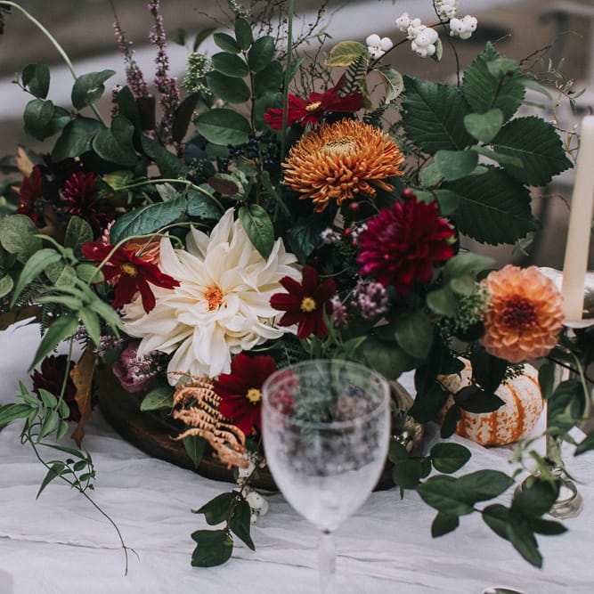 Autumn Flowers by Number 27 Floral Design
