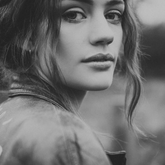 Bride in Leather Jacket