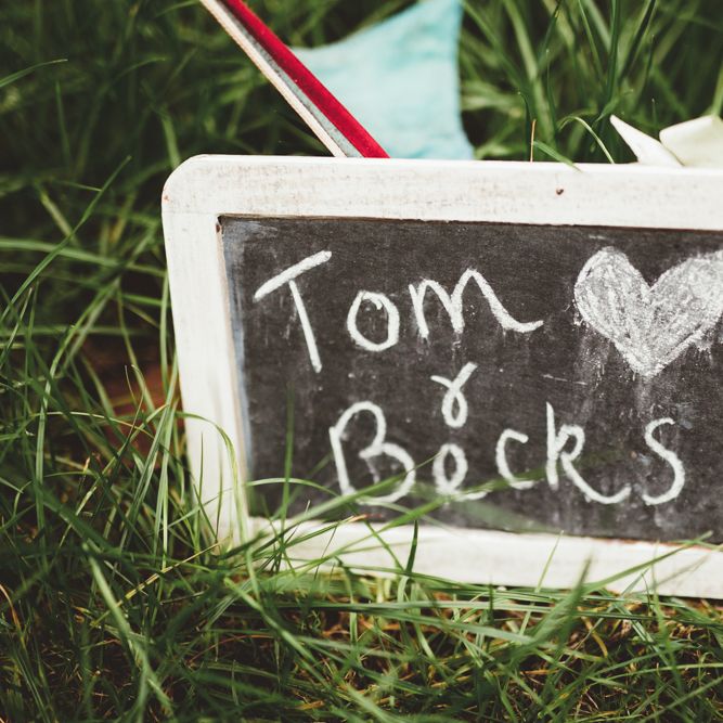 Chalkboard Wedding Sign