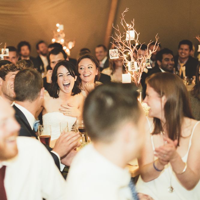 Wedding Reception In A Tipi