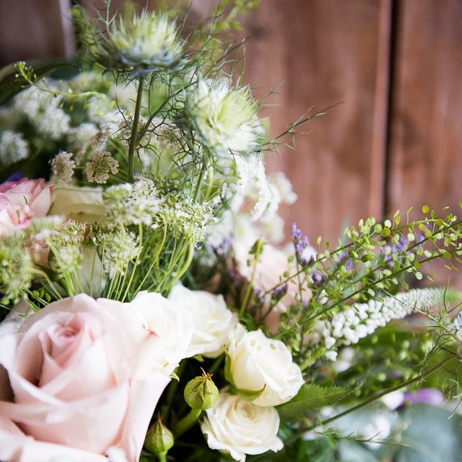 Romantic Wedding Flowers | Coastal Wedding at Driftwood Spas St Agnes, Cornwall | Jessica Grace Photography