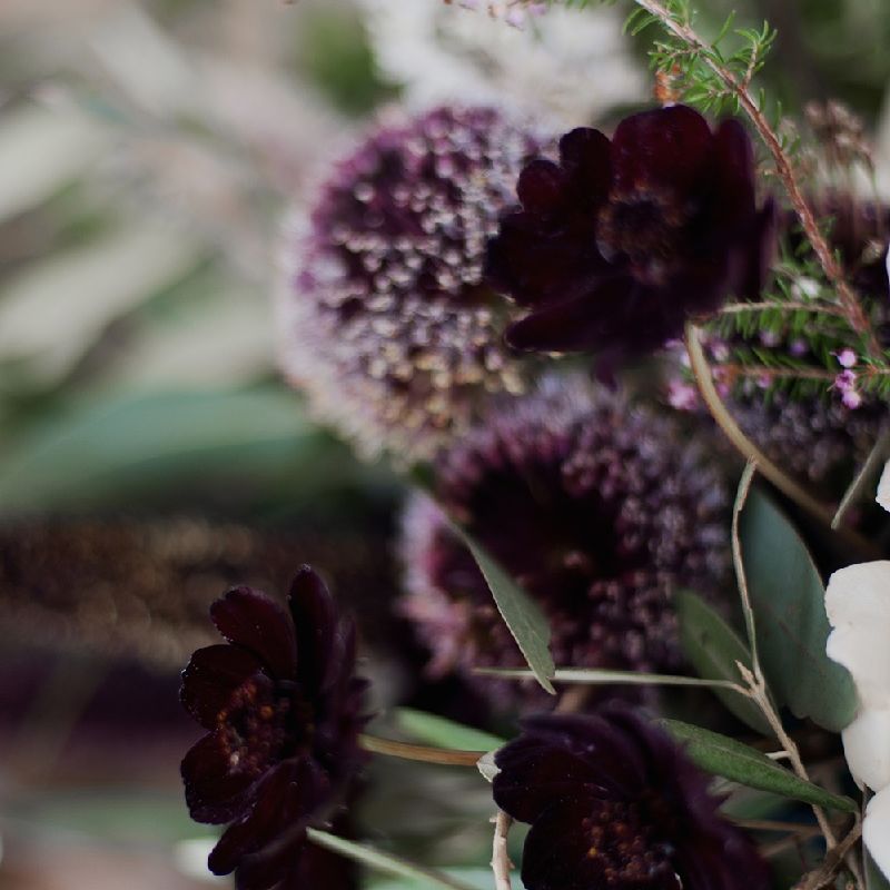 Plum Wedding Flowers