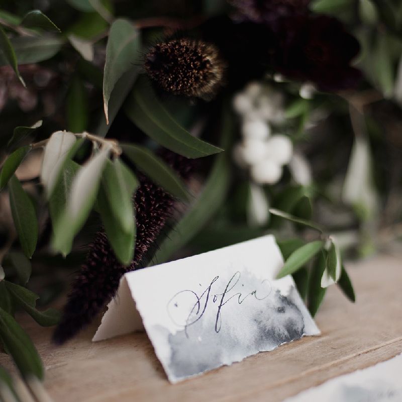 Marbled Wedding Stationery