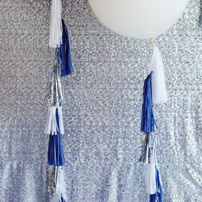 Tassled Balloon Wedding DIY Idea by Berin Made