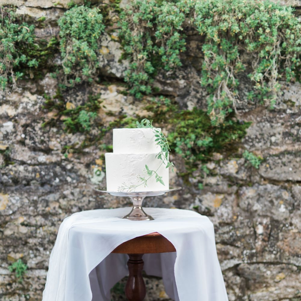 Butter Beautiful Wedding Cake | Romantic Blush Wedding Inspiration by The Wedding Stylist at Notley Abbey with Joanna Truby Flowers | Emma Pilkington Photography | Opaline Films