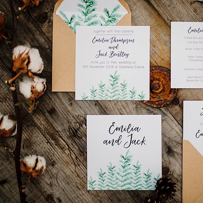 Hattie Boo Designs Wedding Stationery | Boho Winter Tipi Wedding Inspiration | Styling & Concept by Pretty Creative | Amy Faith Photography
