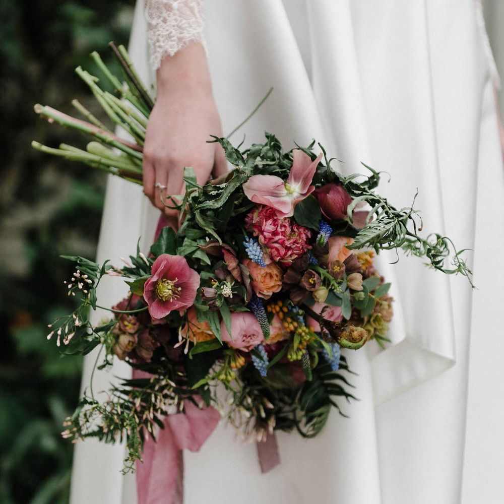Bridal Separates By KMR Bespoke Bridal | Bright Wedding Bouquet | Sheffield Botanical Gardens | Sarah Folega Fine Art Photography